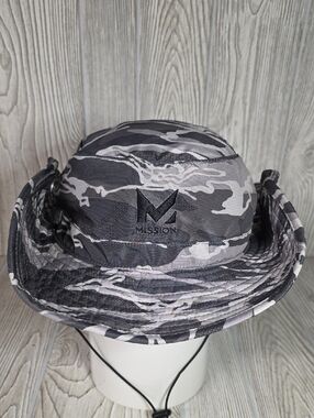 Mission Cooling Bucket Hat Gra;y Camo Adult